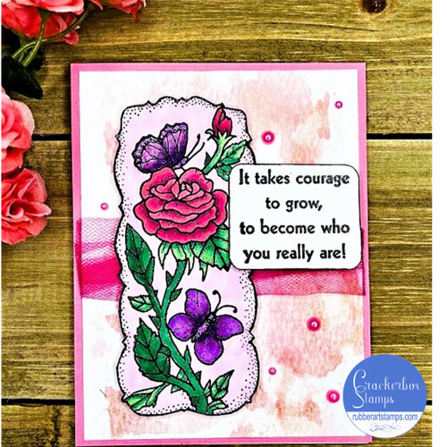 Rose and Butterflies Rose and Butterflies