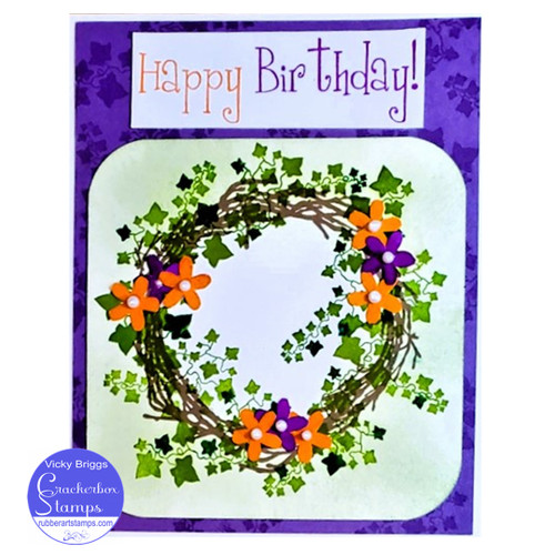 Viney Wreath and Flower set of 2 Viney Wreath and Flower set of 2