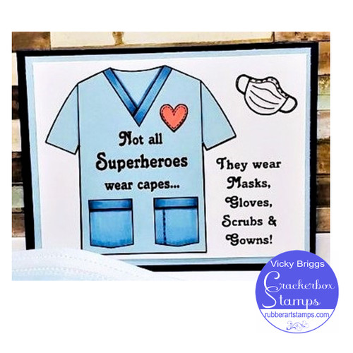 A Scrub Top with Heart