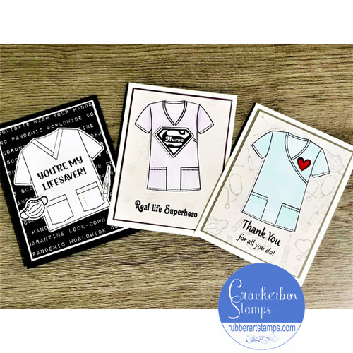 Nurses Mask, Stethoscope, Syringe