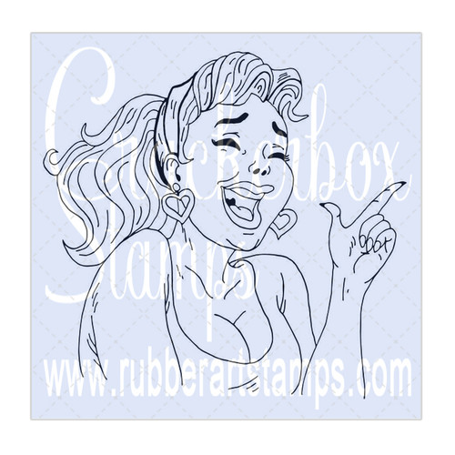 Lady Stella Laughing