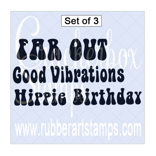 Hippie Sayings - Set of 3 Hippie Sayings - Set of 3