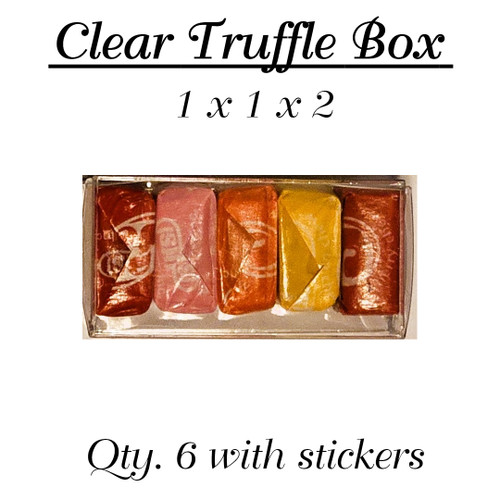 Clear  Box 2 Inch qty.6