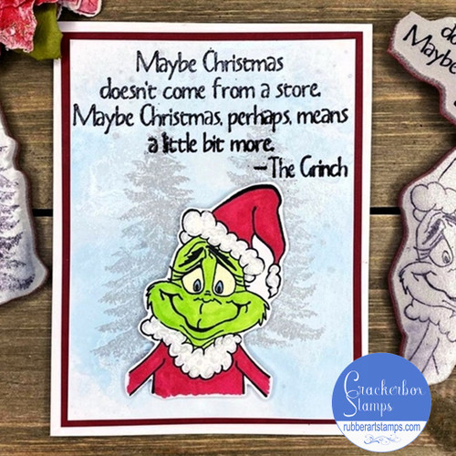 Grinch Head and Grinch Saying Lg. Grinch Head and Grinch Saying Lg.