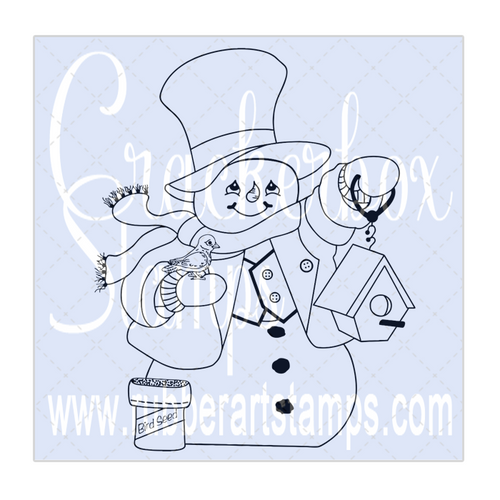 Snowman & Bird