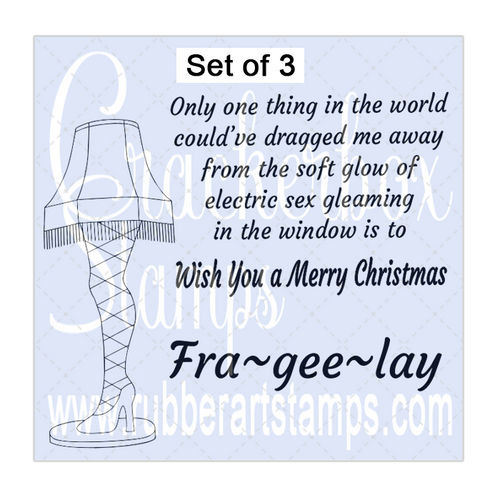 Leg Lamp & Sayings Set of 3 Leg Lamp & Sayings Set of 3