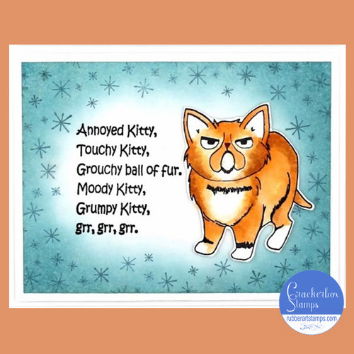 Annoyed Kitty and Saying set of 2