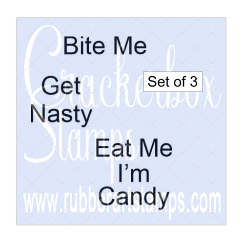 Candy Heart Big Snark Sayings Set of 3 Candy Heart Big Snark Sayings Set of 3