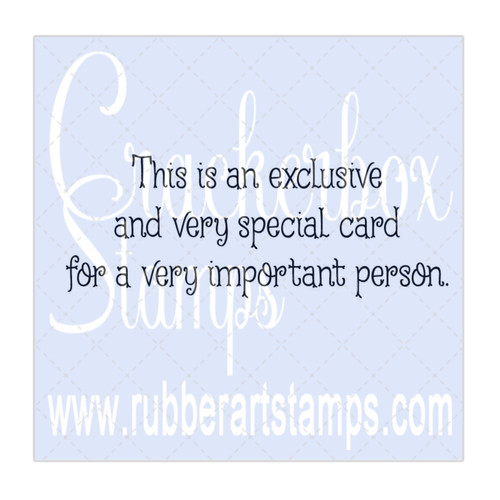 Exclusive Special Card
