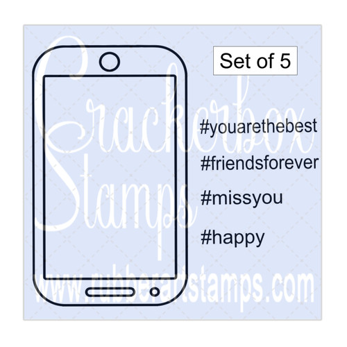 Cell Phone & Hashtags Sweet