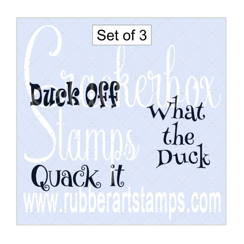 Duck Sayings set of 3 Duck Sayings set of 3