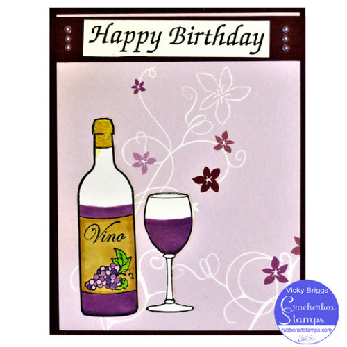 Wine Bottle and Grapes Wine Bottle and Grapes