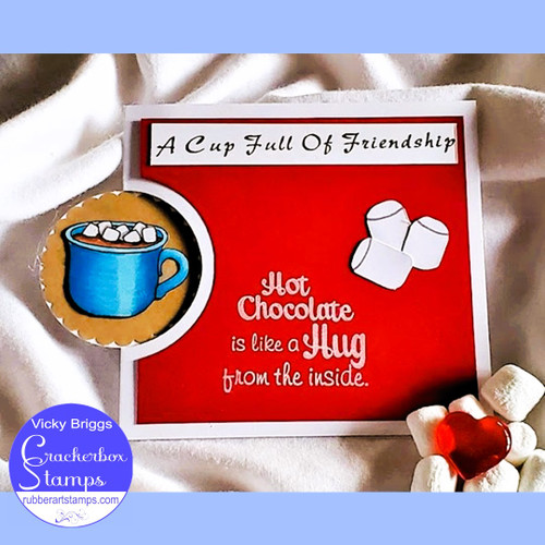 Hot Chocolate For Valentine's Day Card