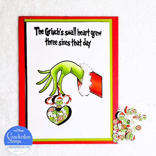 Grinch Heart Ornament Grinch Heart Ornament