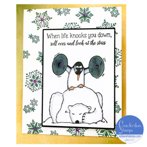 Life Knocks You Down Roll Over Card