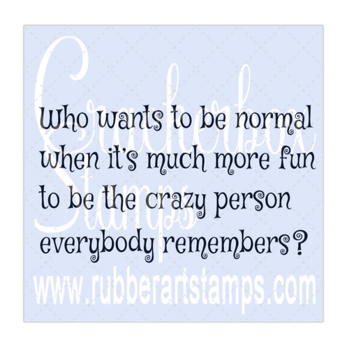 Wants To Be Normal