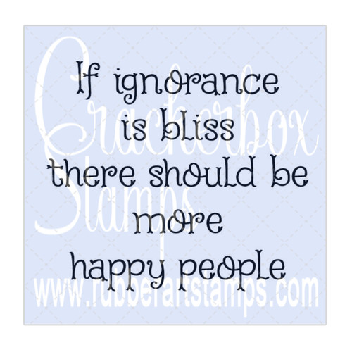 If Ignorance