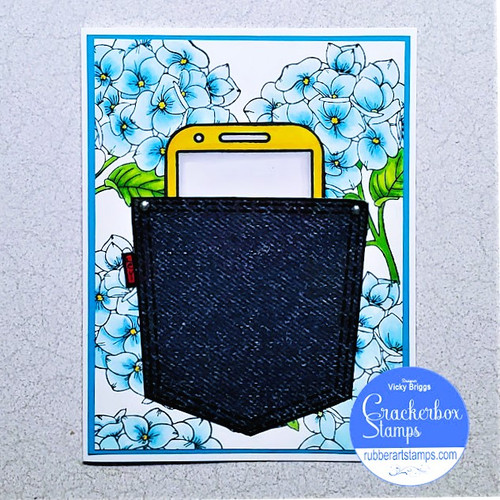 Thank You Cell Phone In Pocket Card Thank You Cell Phone In Pocket Card