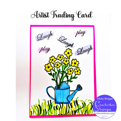 Watering Can And Flower Set