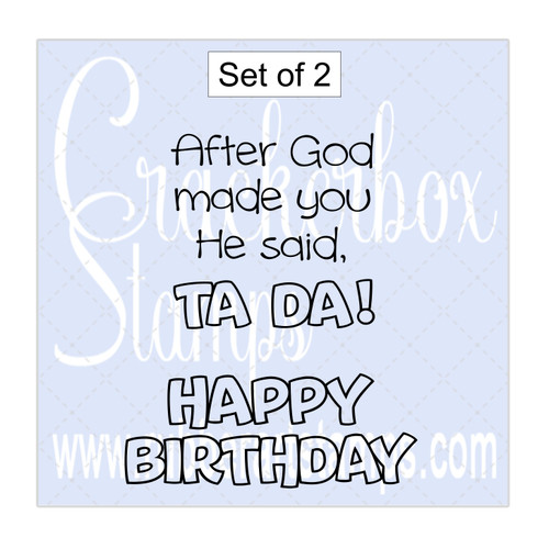 After God and Happy Birthday