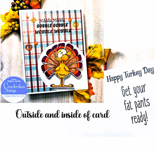 Gobble Goofy Turkey Card