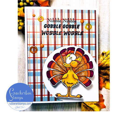 Gobble Goofy Turkey Card