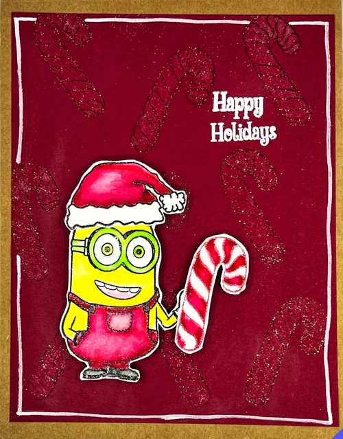 Minion 1 Stamps and Minion Dies