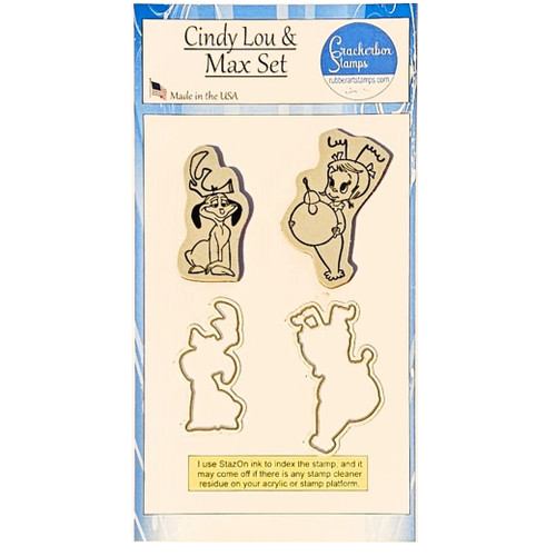 Cindy Lou and Max Stamp and Dies Cindy Lou and Max Stamp and Dies