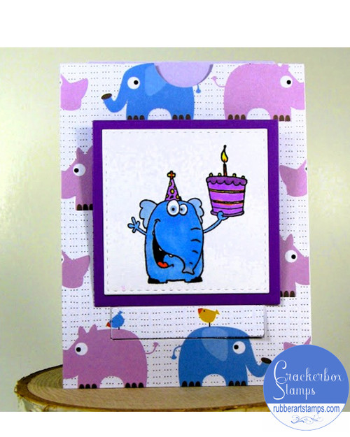 Funny Elephant For Your Birthday Card