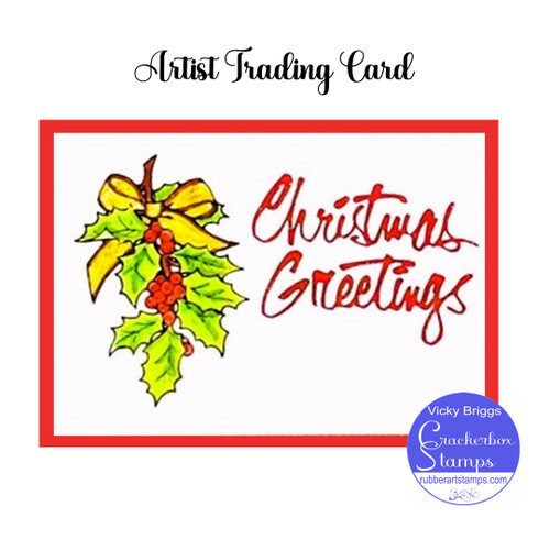 Christmas Greetings ATC
