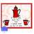 Coffee Pot and Cup Retro