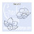 Button Flower Set of 2