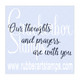 Thoughts and Prayers