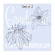 Blooms Set of 2