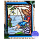 Boy Fishing And Treat Box Card