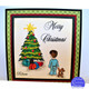 Christmas Tree Med. and Boy In Pajamas