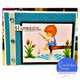 Little Boy Fishing On Pier Card