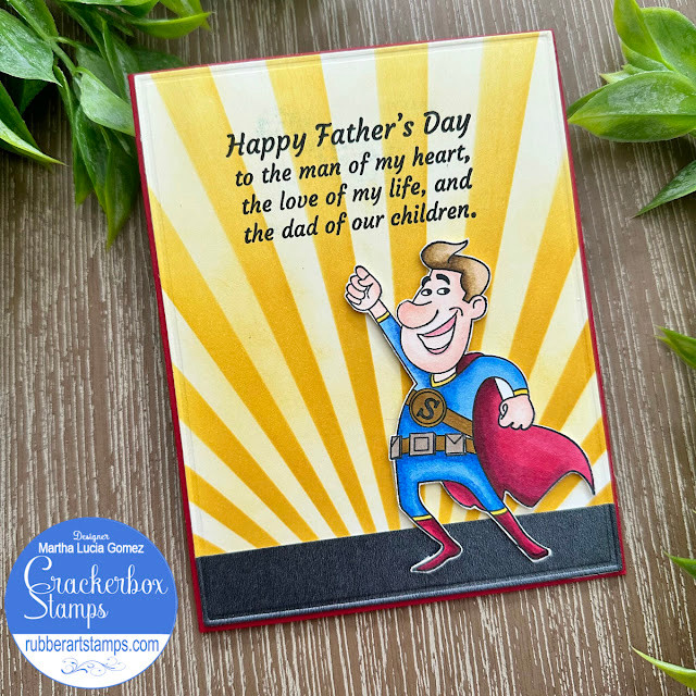 Example 3955 Card For Husband Father's Day Card - Crackerbox Stamps