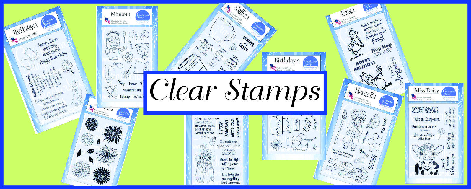 Create beautiful handmade cards and paper crafts with our high-quality clear photopolymer stamps. These crystal-clear crafting stamps provide exceptional detail and precision, making it easy to achieve crisp, clean impressions every time. Simply place the stamp on an acrylic block, position it exactly where you want it, ink it, and stamp with confidence.
