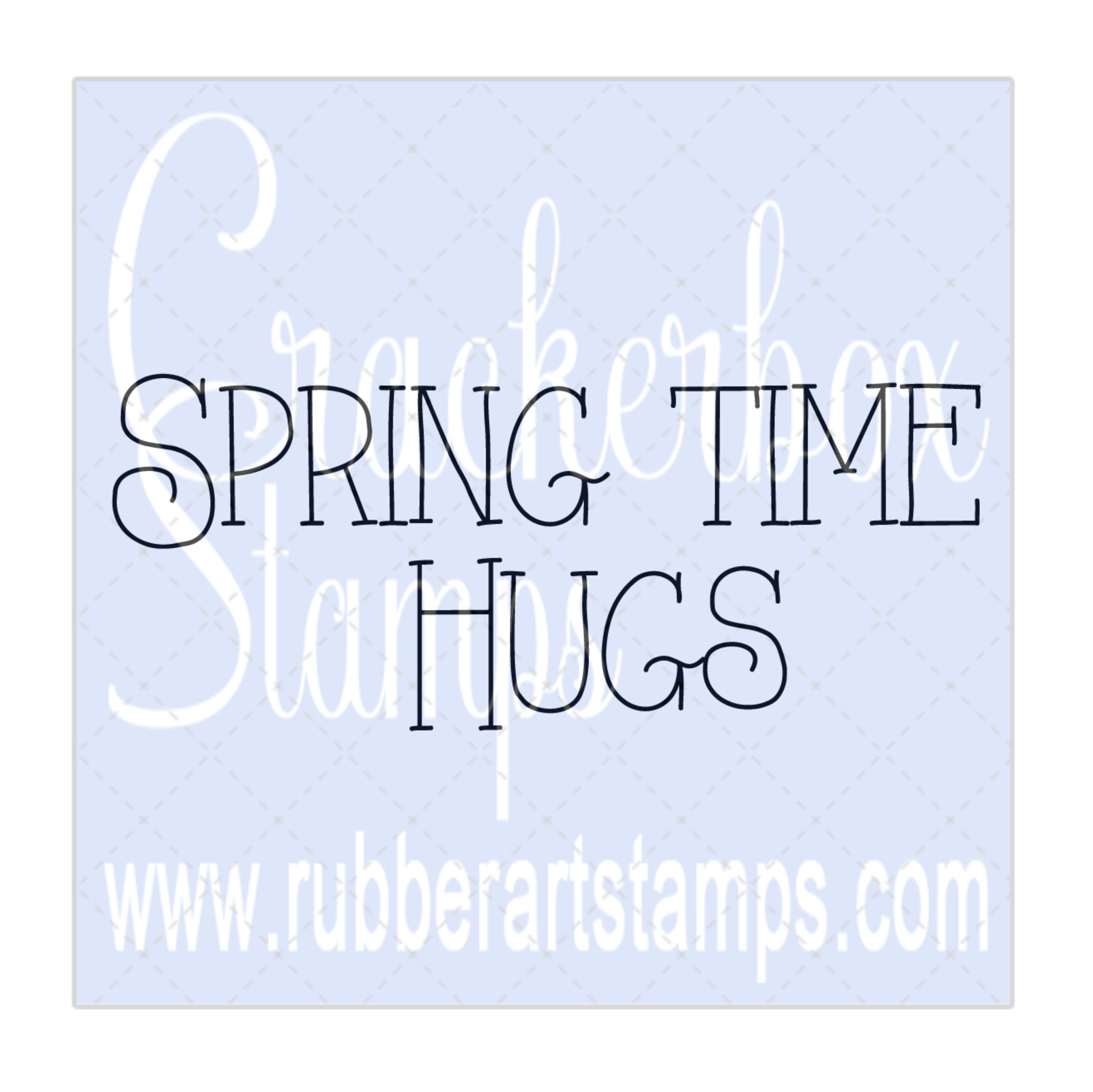 Spring Time Hugs - Crackerbox Stamps