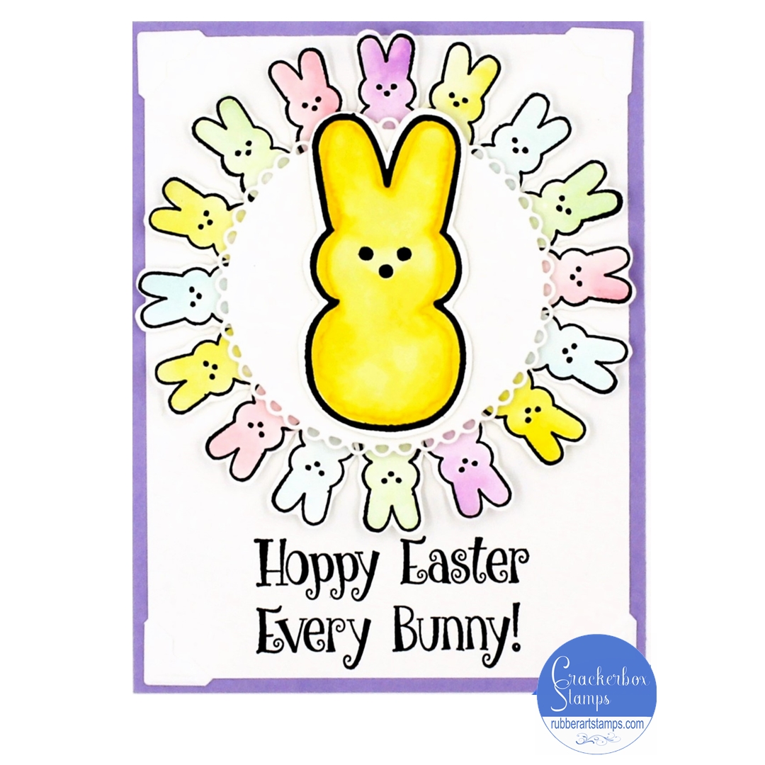 Hoppy Easter Every Bunny - Crackerbox Stamps