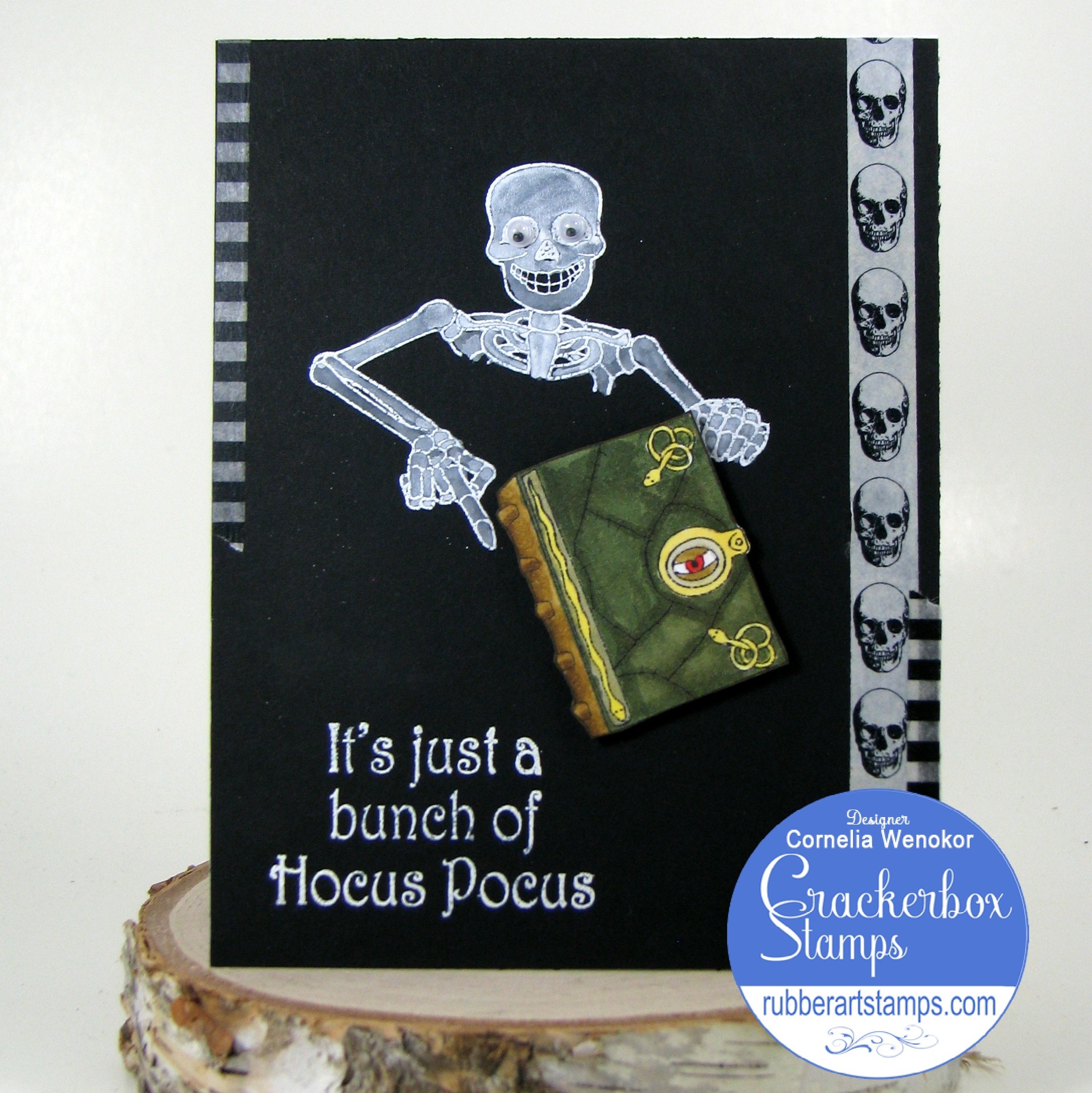 Hocus Pocus Spell Book - Crackerbox Stamps