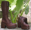Lace and Zipper Boots