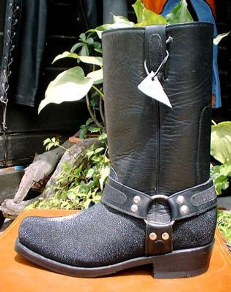 STINGRAY Harness Biker Boots