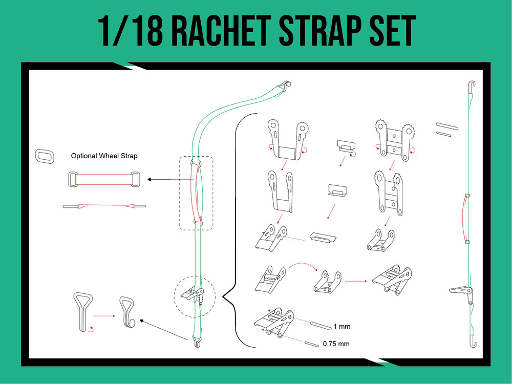 Ratchet Strap Set 