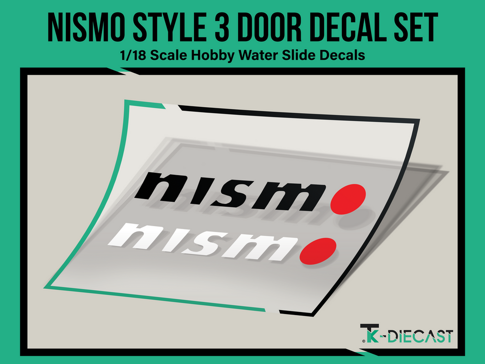 Nismo Style 3 Decal Set (Door)
