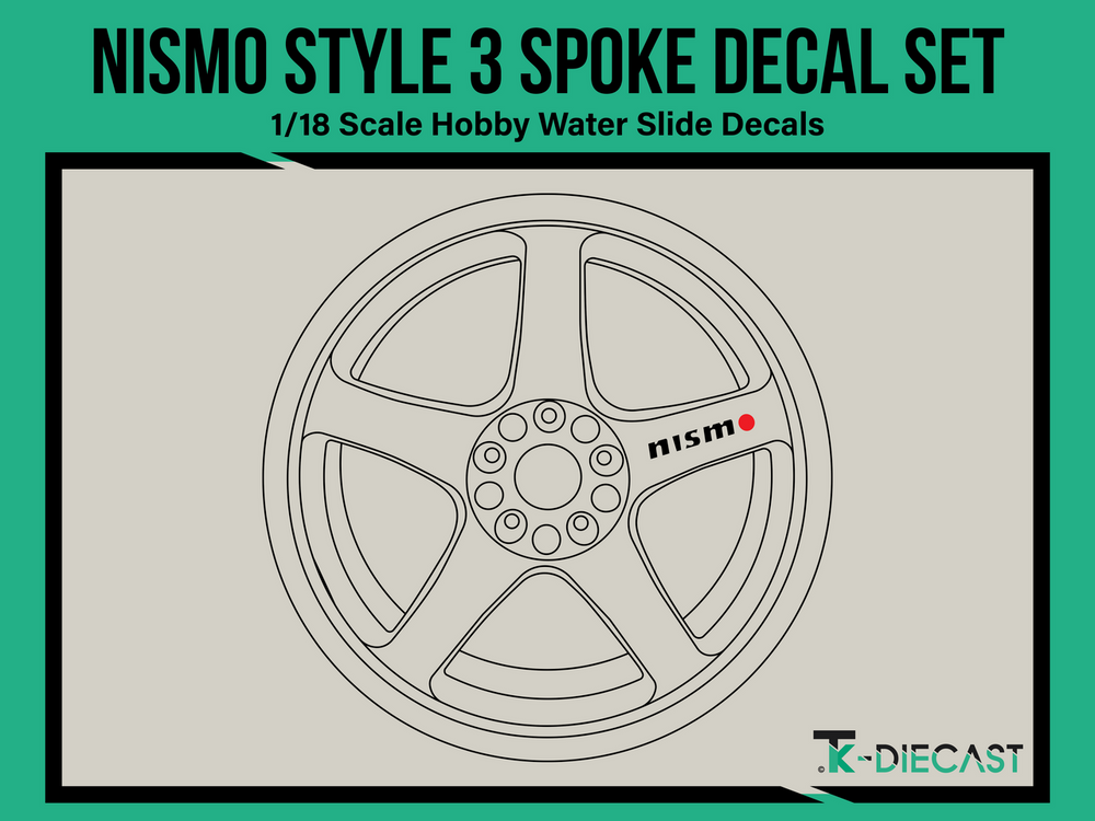 Nismo Style 3 Decal Set (Spoke)