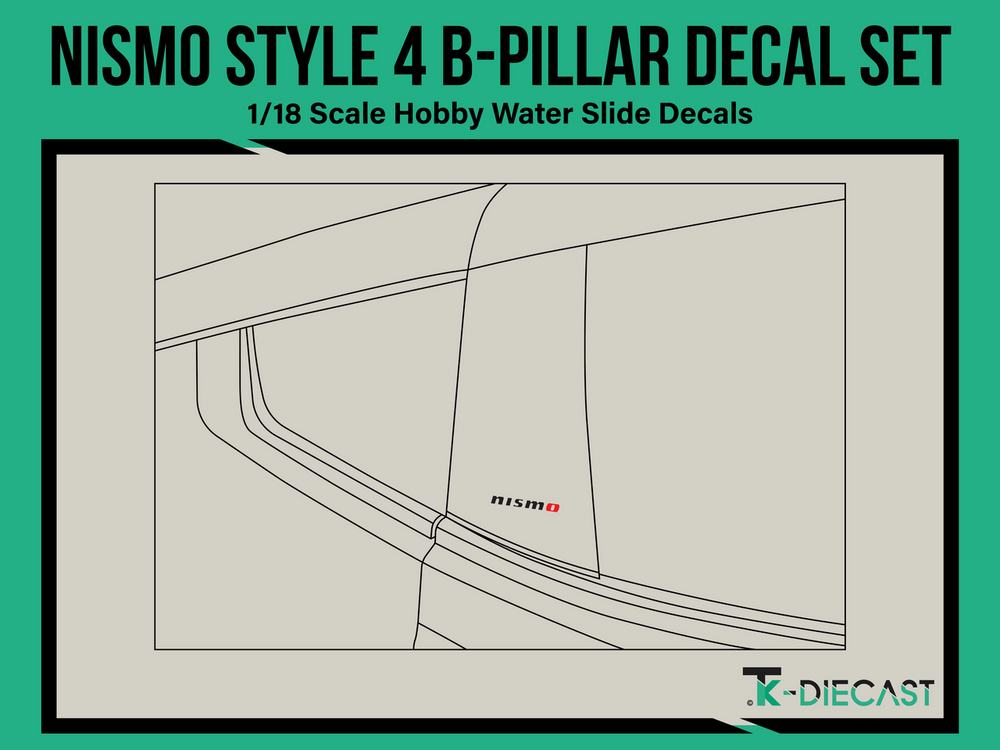 Nismo Style 4 Decal Set (B-Pillar)