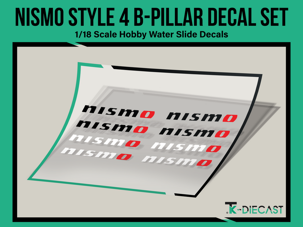 Nismo Style 4 Decal Set (B-Pillar)