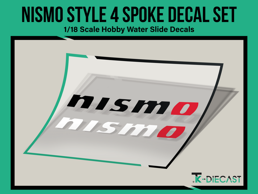 Nismo Style 4 Decal Set (Spoke)